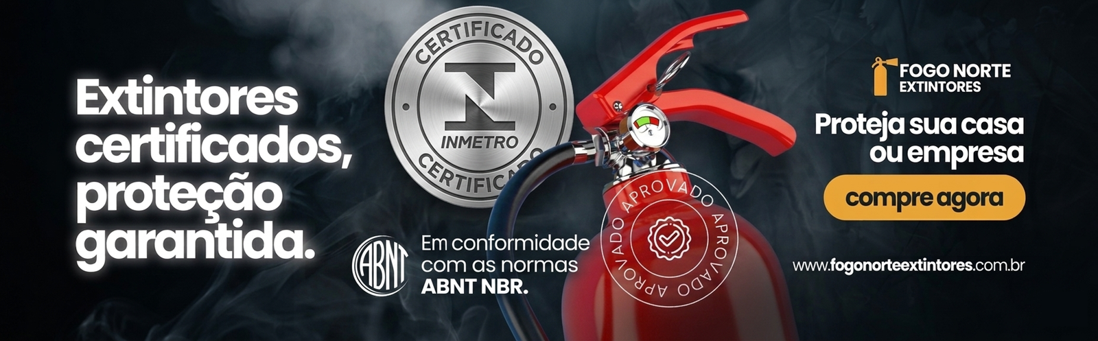  Fogo Norte Extintores - Mangueiras e equipamentos