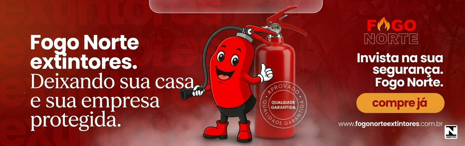 Promoção especial Fogo Norte Extintores - Fale conosco pelo WhatsApp