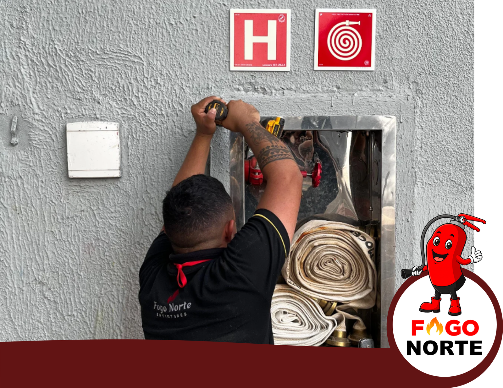 Manutenção corretiva e inspeção de extintores e Hidrantes