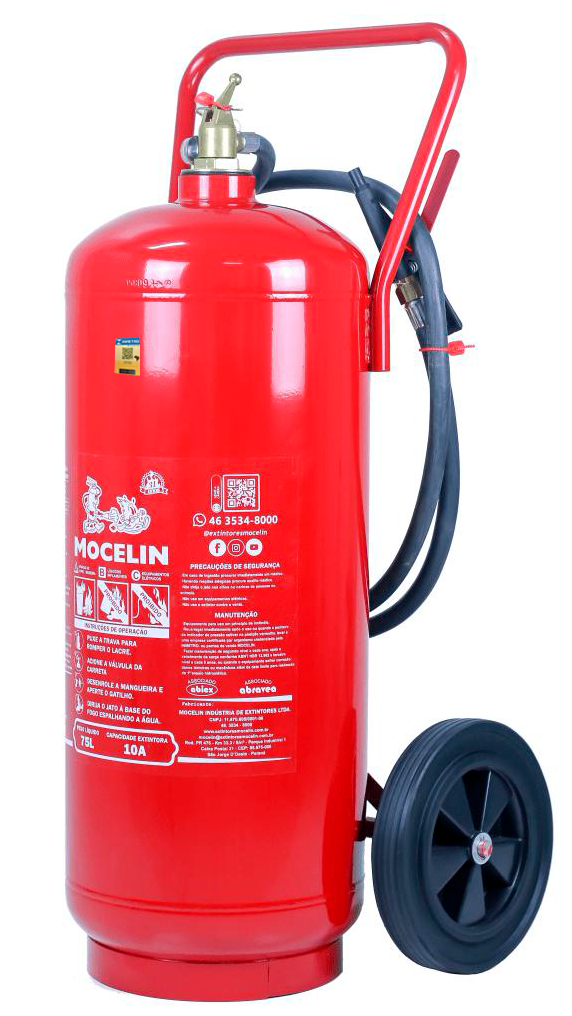 Extintor Carretinha 75L Água