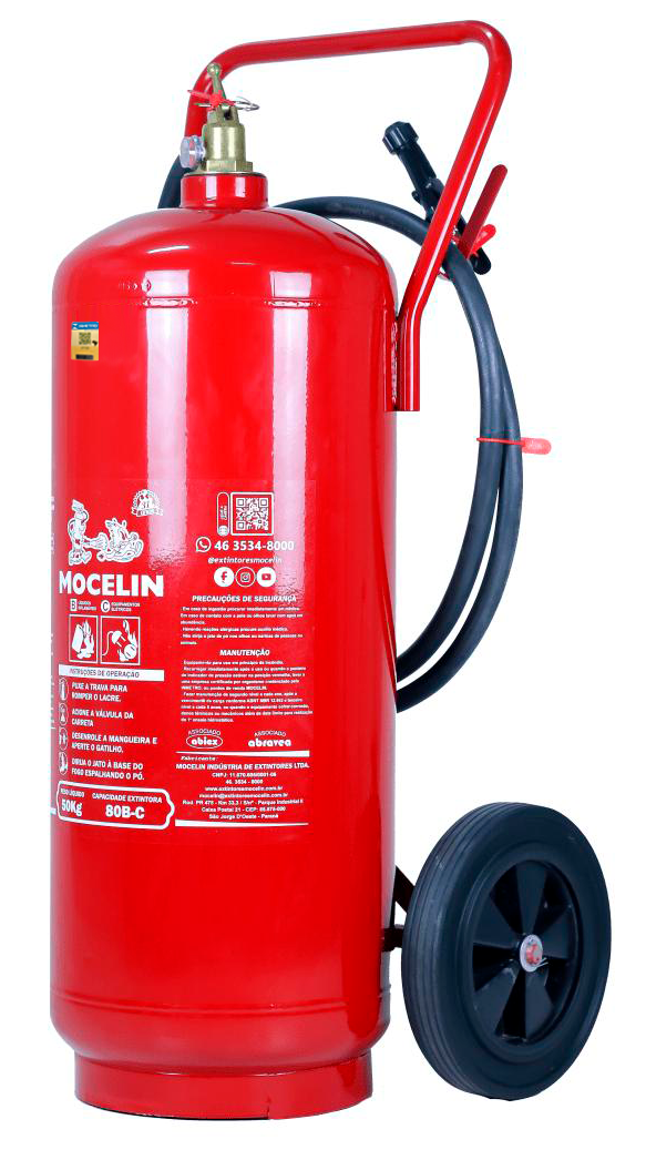 Extintor Carretinha 50kg BC