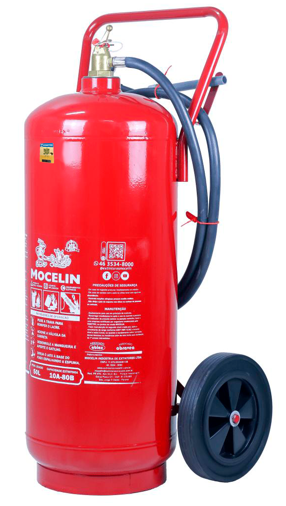 Extintor Espuma Carretinha 50 litros